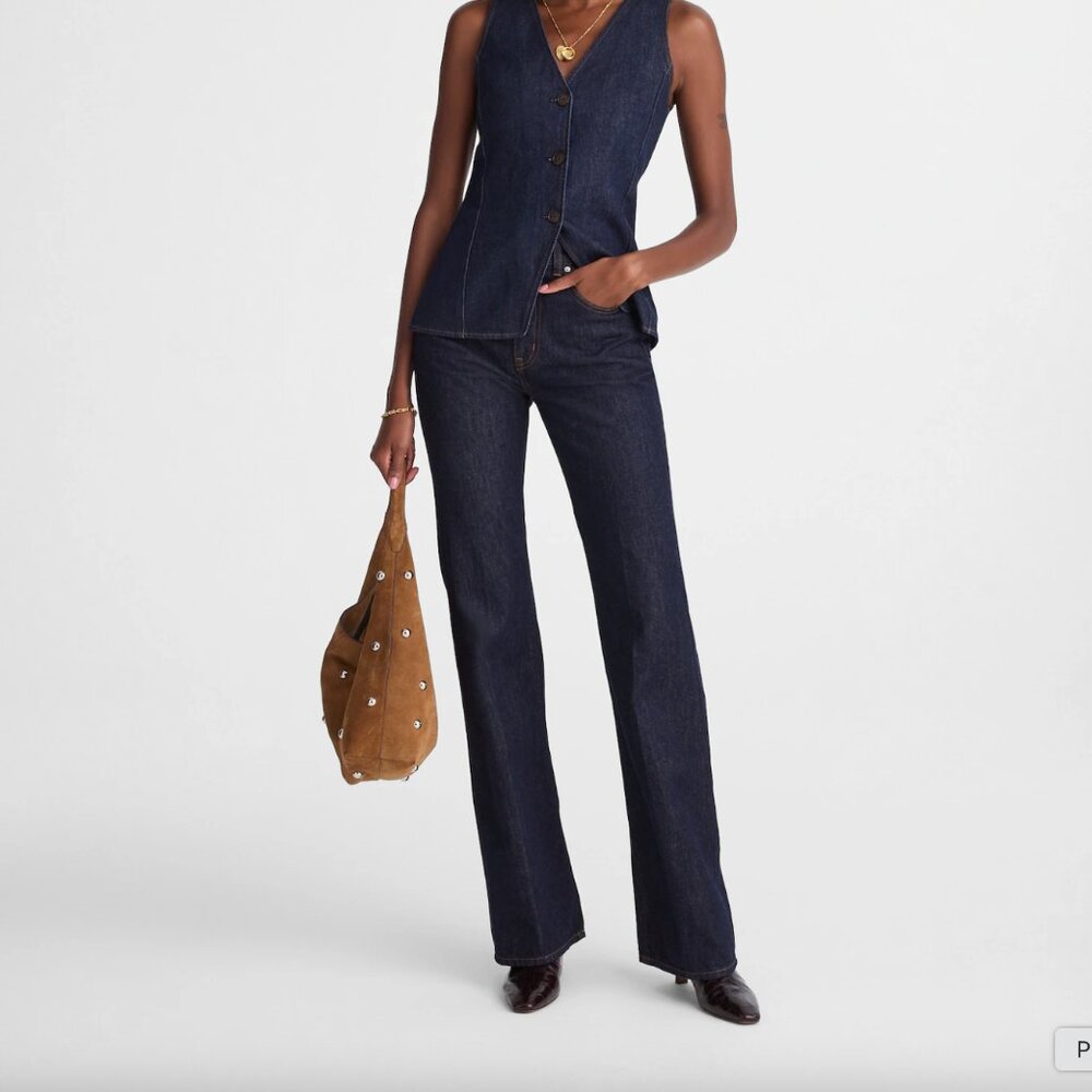 Madewell Dark Indigo Flare Jeans